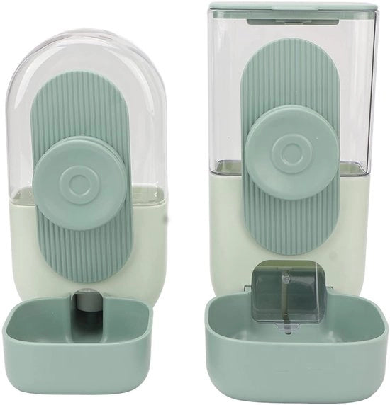 Dispensatore di acqua per animali da compagnia - Sospeso - Automatizzato - Dispensatore di acqua per cibo per cani - Materiale plastico - Idoneo per la igiene - Facile da pulire - Mangiatoia per animali da compagnia
