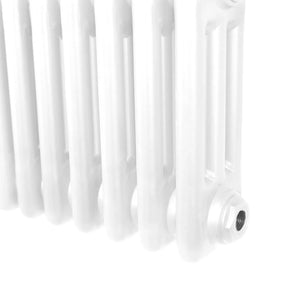 Termosifone Radiatore a 3 colonne per riscaldamento centralizzato verticale Bianco 180x38cm