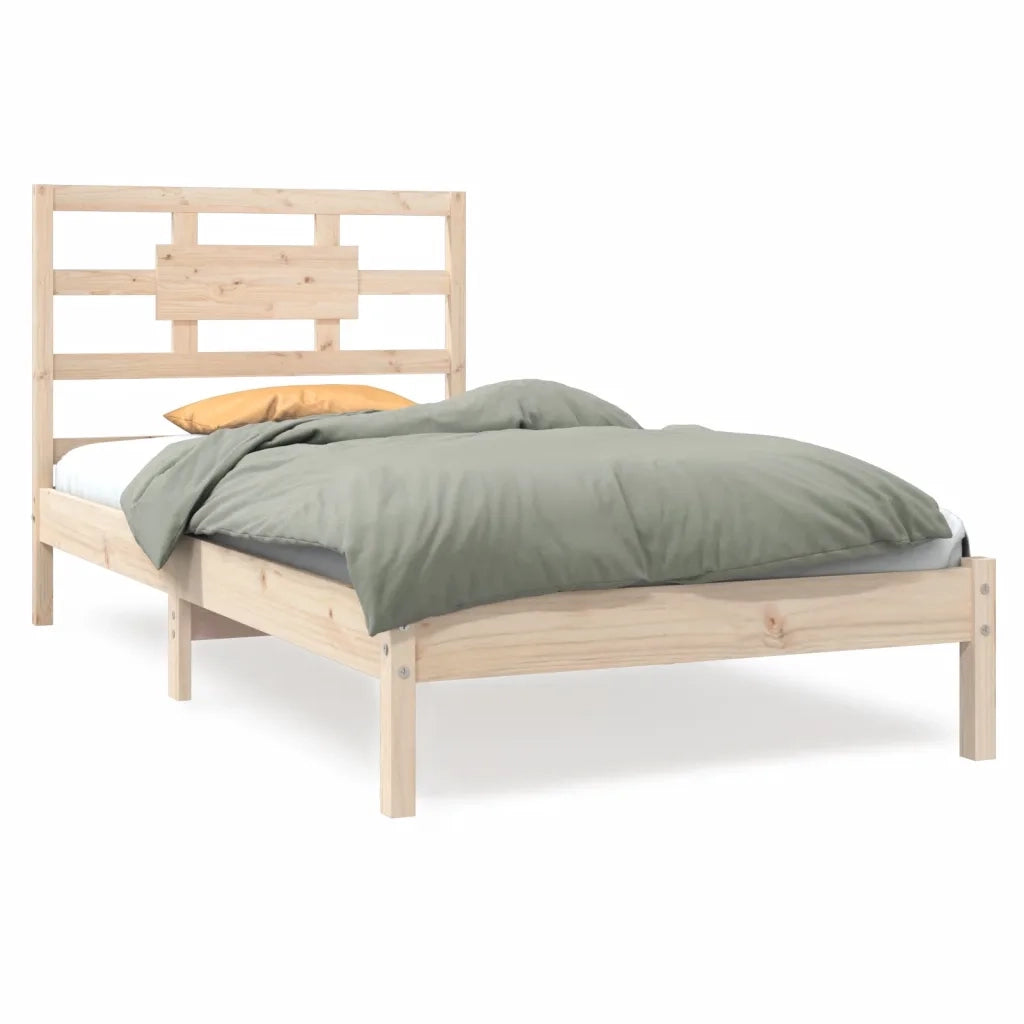 Giroletto-Struttura Letto in Legno Massello 90x200 cm 997147