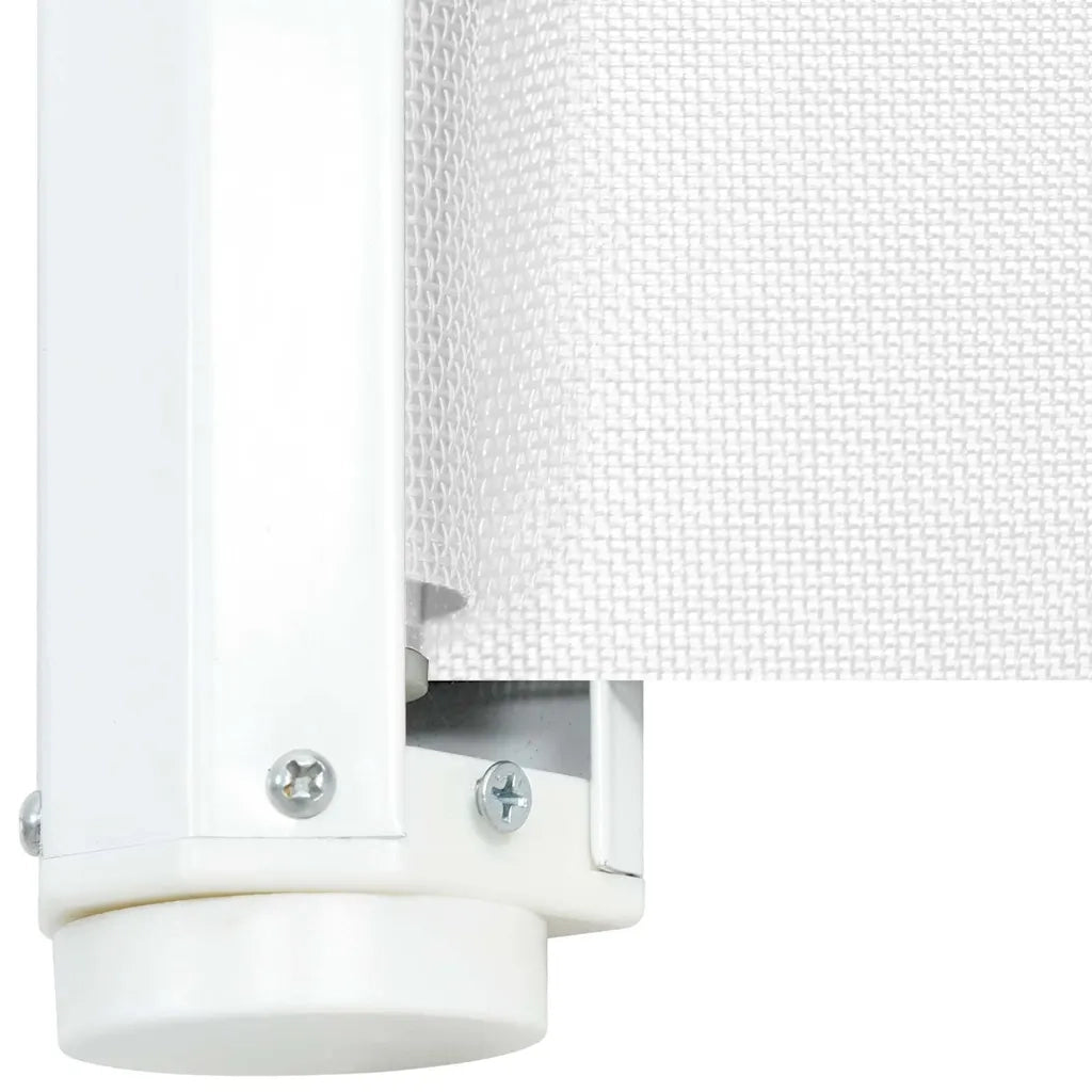 Cancelletto Retrattile per Animali Domestici Bianco 102,5x125cm