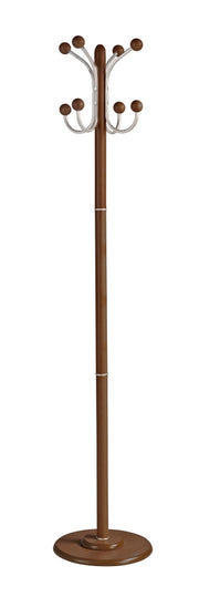 Appendiabiti Herdasa legno di faggio finitura noce 170x35x35