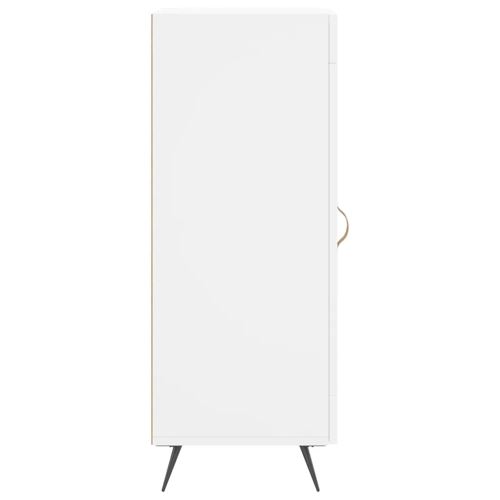 Credenza-Buffet-Armadio da cucina Bianca 34,5x34x90 cm in Legno Multistrato 741985