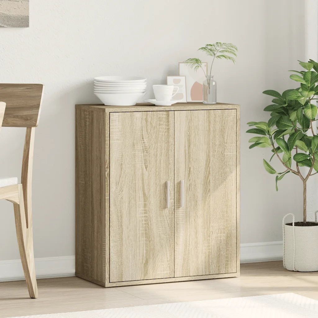 Credenza-Buffet-Armadio da cucina Rovere Sonoma 79x38x80 cm in Legno Multistrato 273167