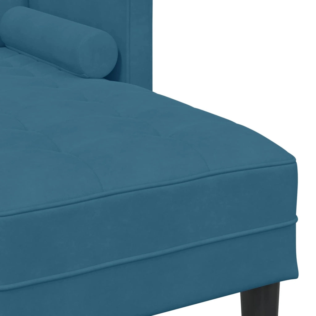 Set di divani con cuscino 2 pcs Blu Poliestere 3329273