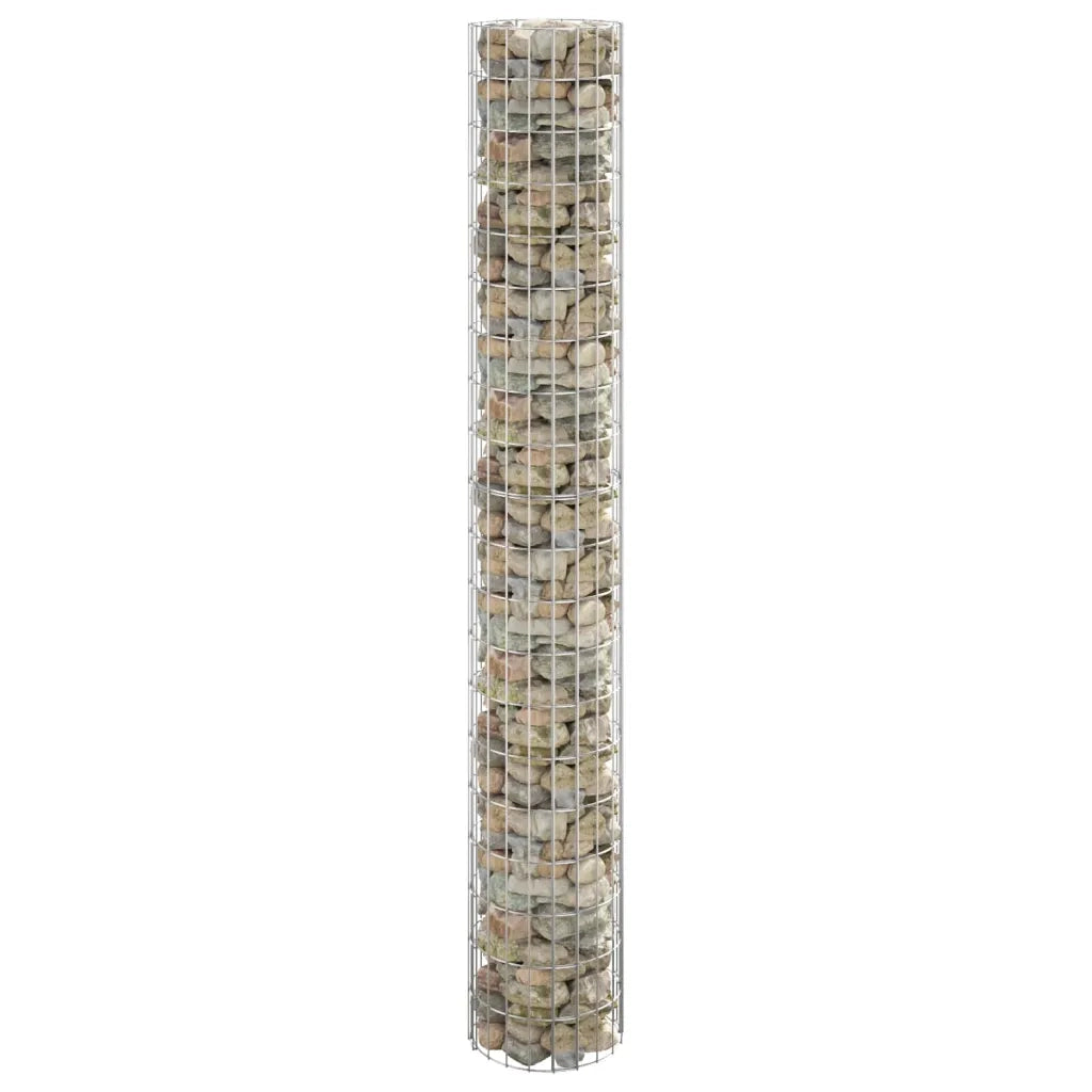 Palo Gabbione Circolare in Acciaio Zincato Ø30x200 cm 152014
