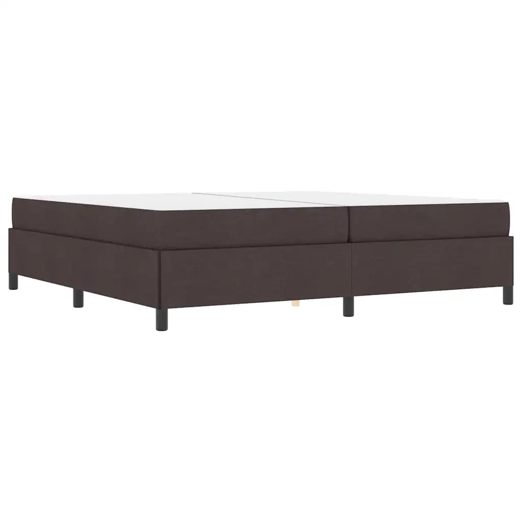 vidaXL Letto a molle Marrone 200 x 200 cm