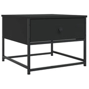 Tavolino da salotto | Tavolino da caff¨¨ | Tavolino da Soggiorno Nero 51x51x40 cm in Legno Multistrato