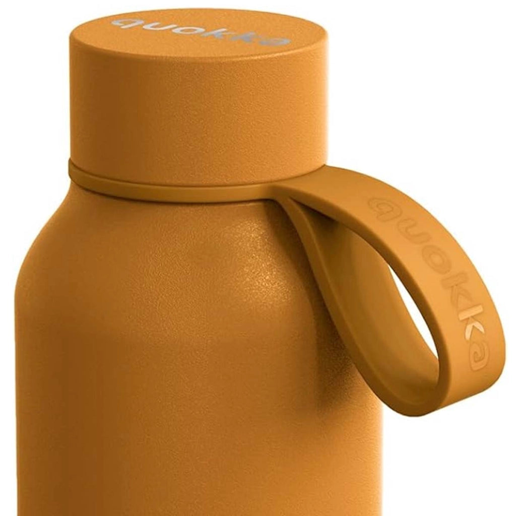 Bottiglia Termica 510ml Collezione Solid con Cinghia Giallo Quokka