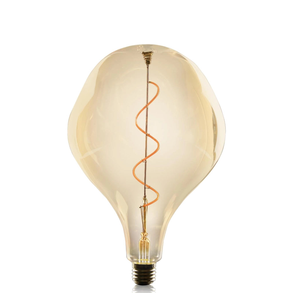 ZMH 1 lampadina LED grande E27 3W lampada a incandescenza irregolare bianco caldo 2200K non dimmerabile
