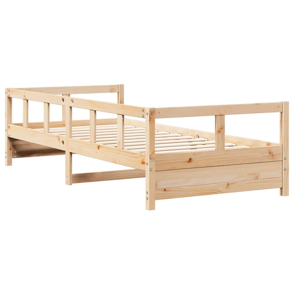 Dormeuse Naturale 80x200 cm in Legno Massello di Pino 854958