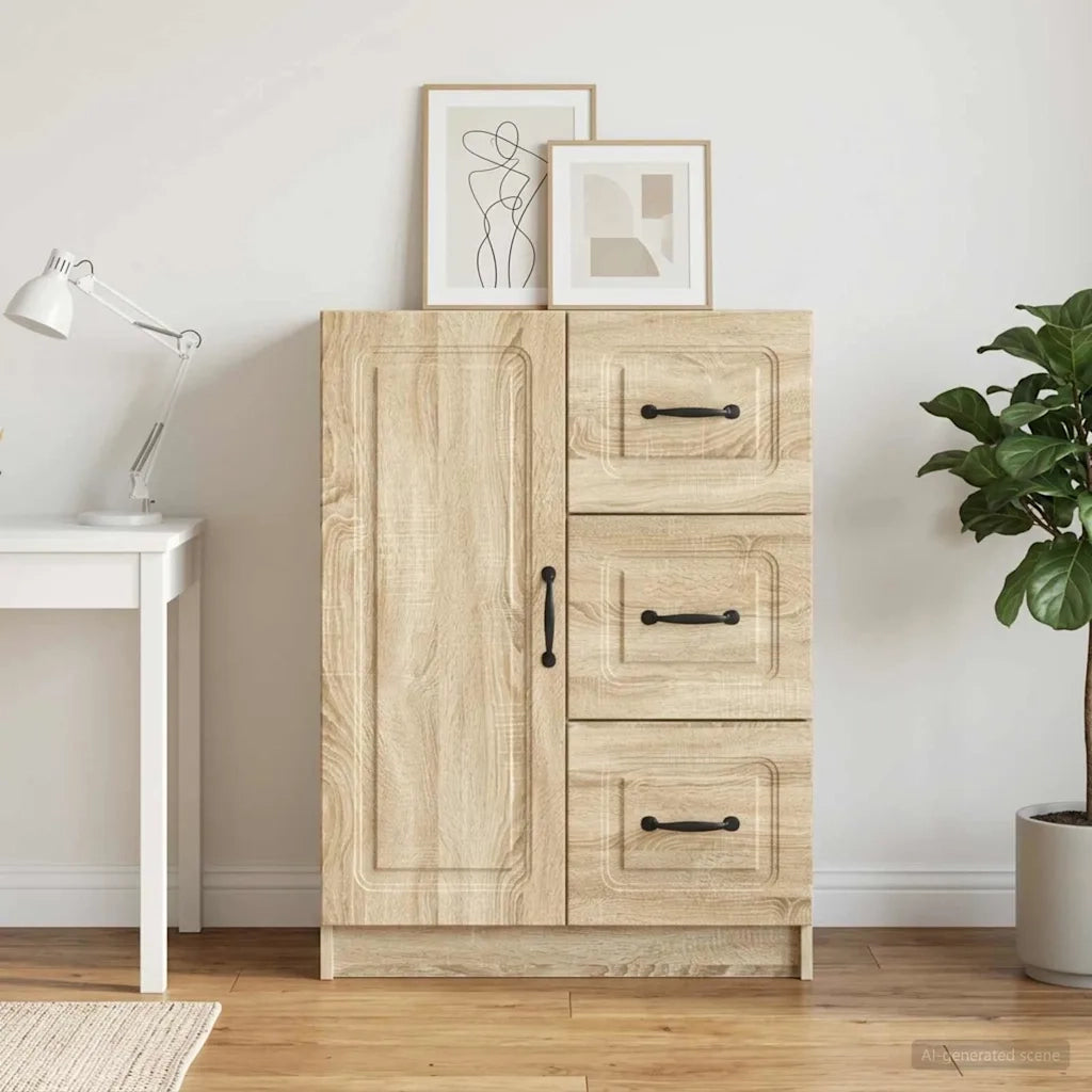 Credenza Rovere Sonoma 66 x 34,5 x 87 cm Legno ingegnerizzato 895777