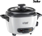 Mini Cottura di Risotto - 0.4L - Funzione di Mantenimento della Calore - 200gr Per Porzione - Superficie Antiscivolo - Resistentente al Lavastoviglie - Massimo 3 Porzioni - Acciaio Inox