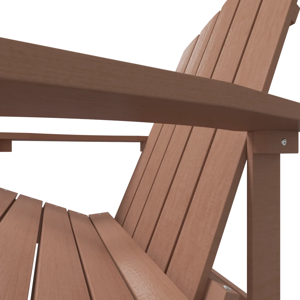 Sedia da Giardino Adirondack Marrone HDPE cod mxl 16617