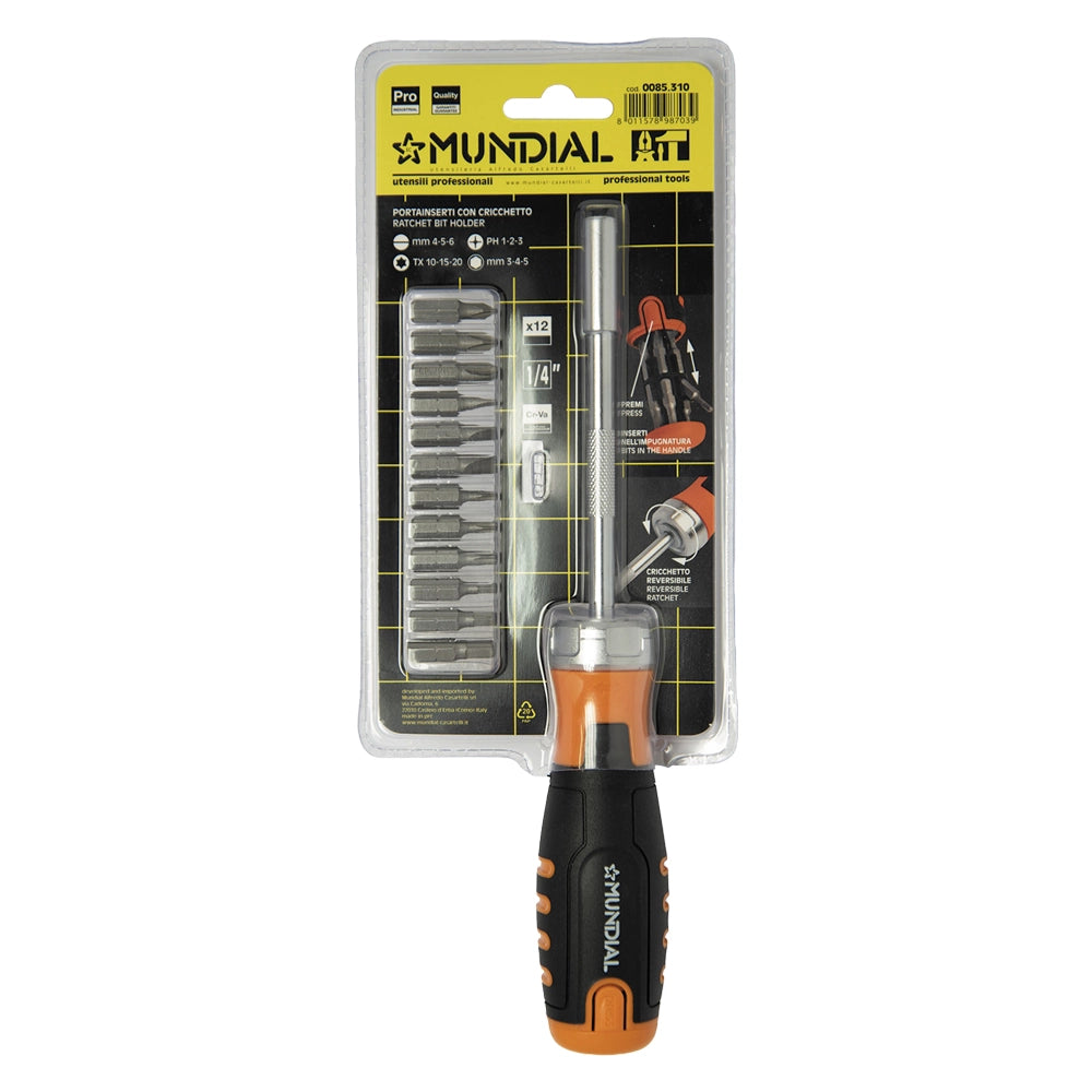 CACCIAVITE PORTAINSERTI attacco1/4''  - MUNDIAL