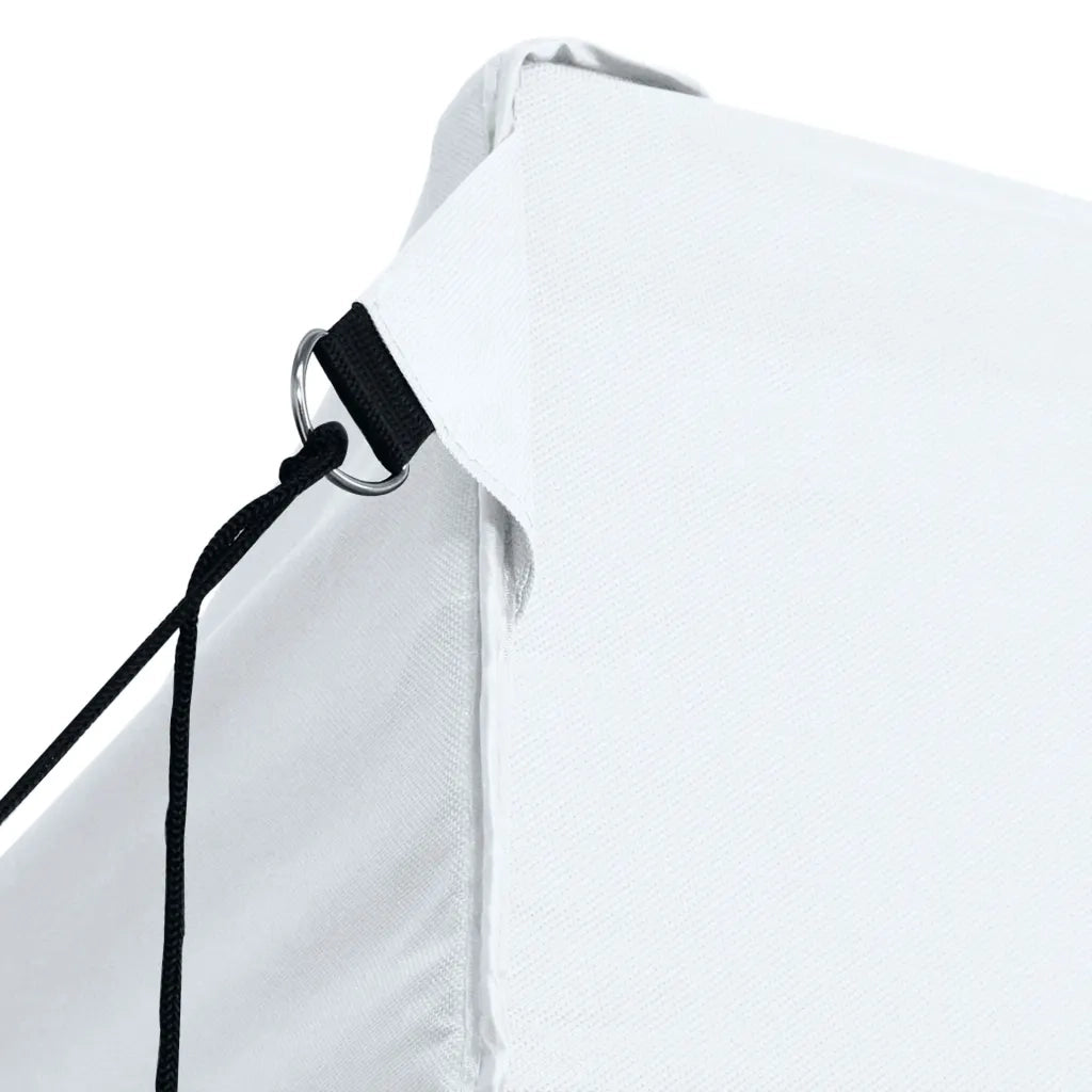 Tendone per Feste Pieghevole con 3 Pareti 291x413x315 cm Bianco 48871