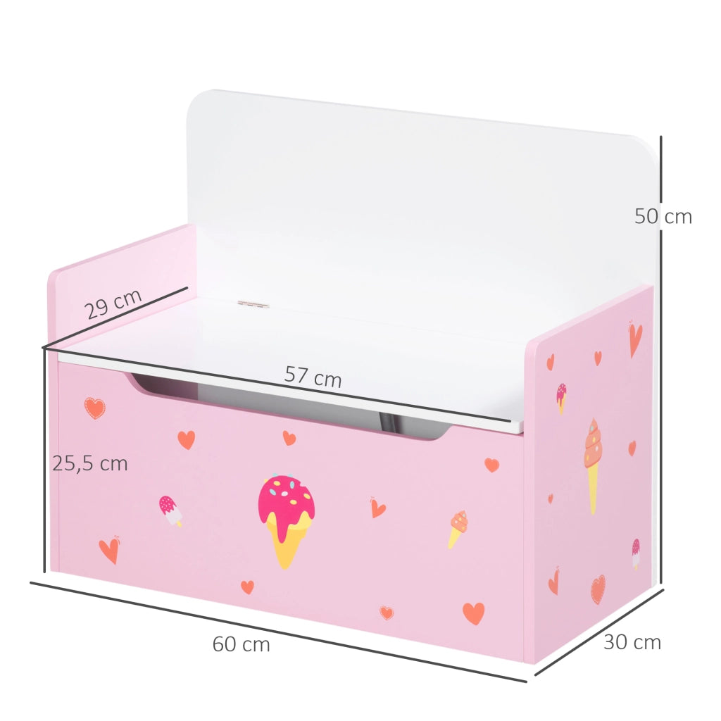 Banco con Ba¨´l per Bambini ¨C zephmum ¨C 60x30x50 cm Rosa