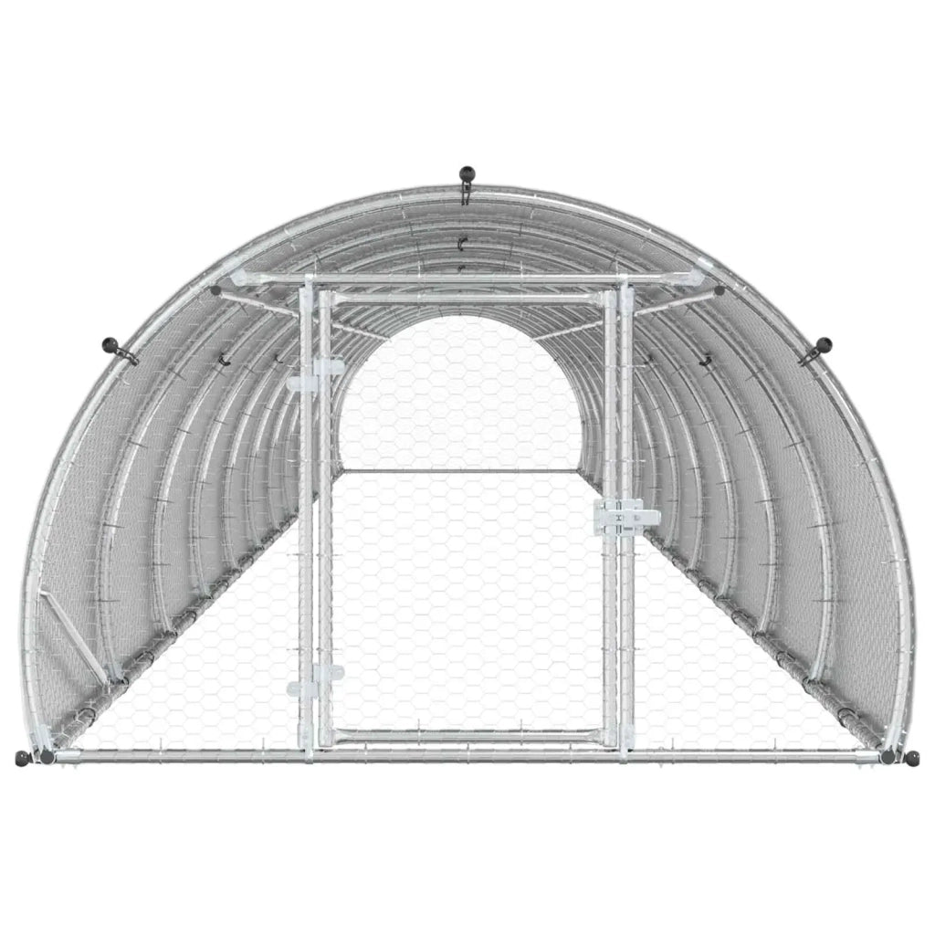 Pollaio Argento 1200 x 150 x 100 cm Acciaio zincato 3434675