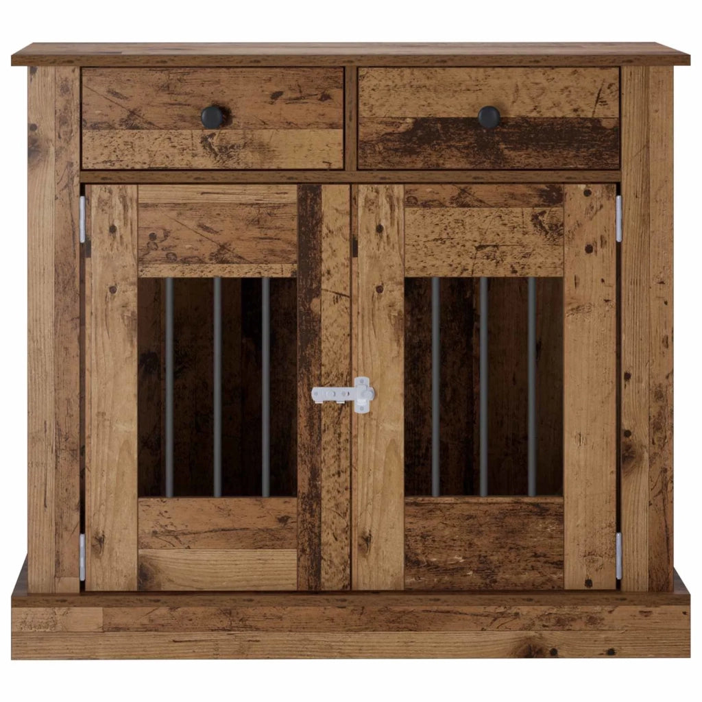 Mobile da cassa per cani Legno antico 90 x 47,5 x 80 cm 8014777