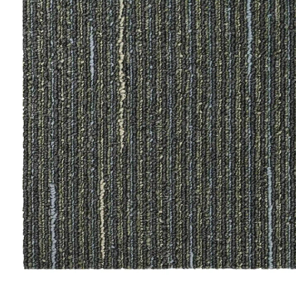 Piastrella per Tappeto Verde Striato Chiaro 50 x 50 cm 36 pz CFW4494361