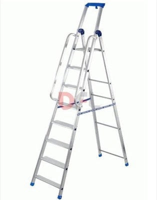 SCALE SCALA PROFESSIONALE DOPPIA CON MANIGLIONI 8 GRADINI EN131 - PORTATA150 KG