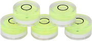 Mini Waterpas 15 mm di diametro per Bilanciere - Set da 5 pezzi con Strumento di Misura per Livello di Spessore