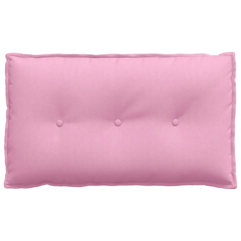 Cuscino per Schiena Rosa 80 x 19 x 50 cm Tessuto 42014716