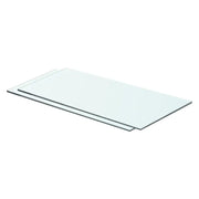 Mensole in Vetro Trasparente 2 pz 60x25 cm cod mxl 33334