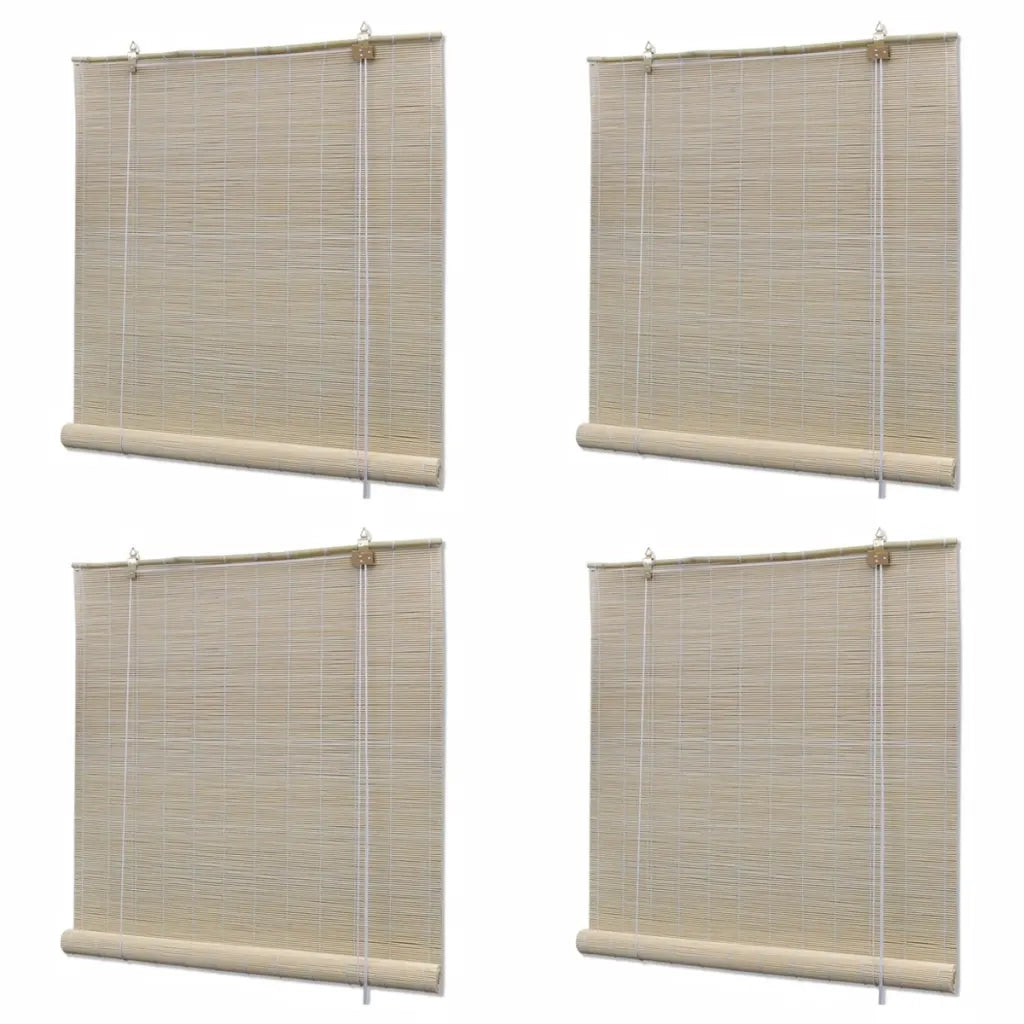 Tende Oscuranti in BambÃ¹ Naturale 4 pz 120 x 160 cm cod mxl 51159