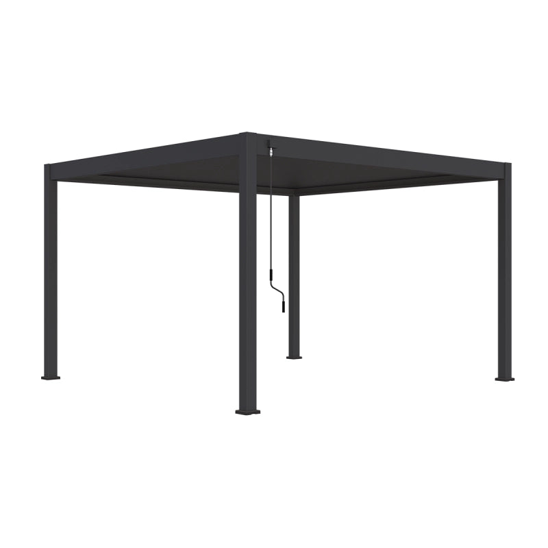 Pergola bioclimatica Ombréa VS autoportante 4x4M - Antracite