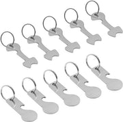 Carrello per chiavi anti-perdita con hanger in acciaio inox, pacchetto da 10 pezzi