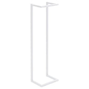 Portasciugamani universale da bagno 95 cm acciaio bianco 02_0001639