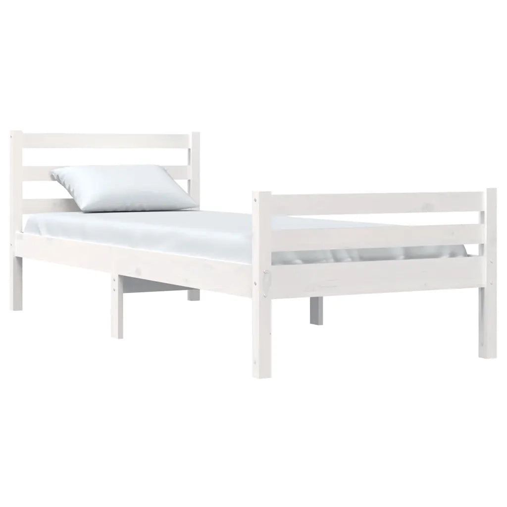 Giroletto Bianco in Legno Massello 100x200 cm 814810