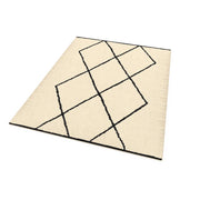 IDMarket - CASA Tappeto rettangolare con motivo berbero 160 x 220 cm