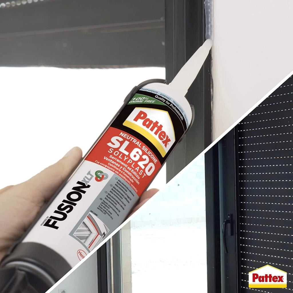 Silicone Neutro per Edilizia e Serramenti 'Solypla Grigio Segnale 300 ml