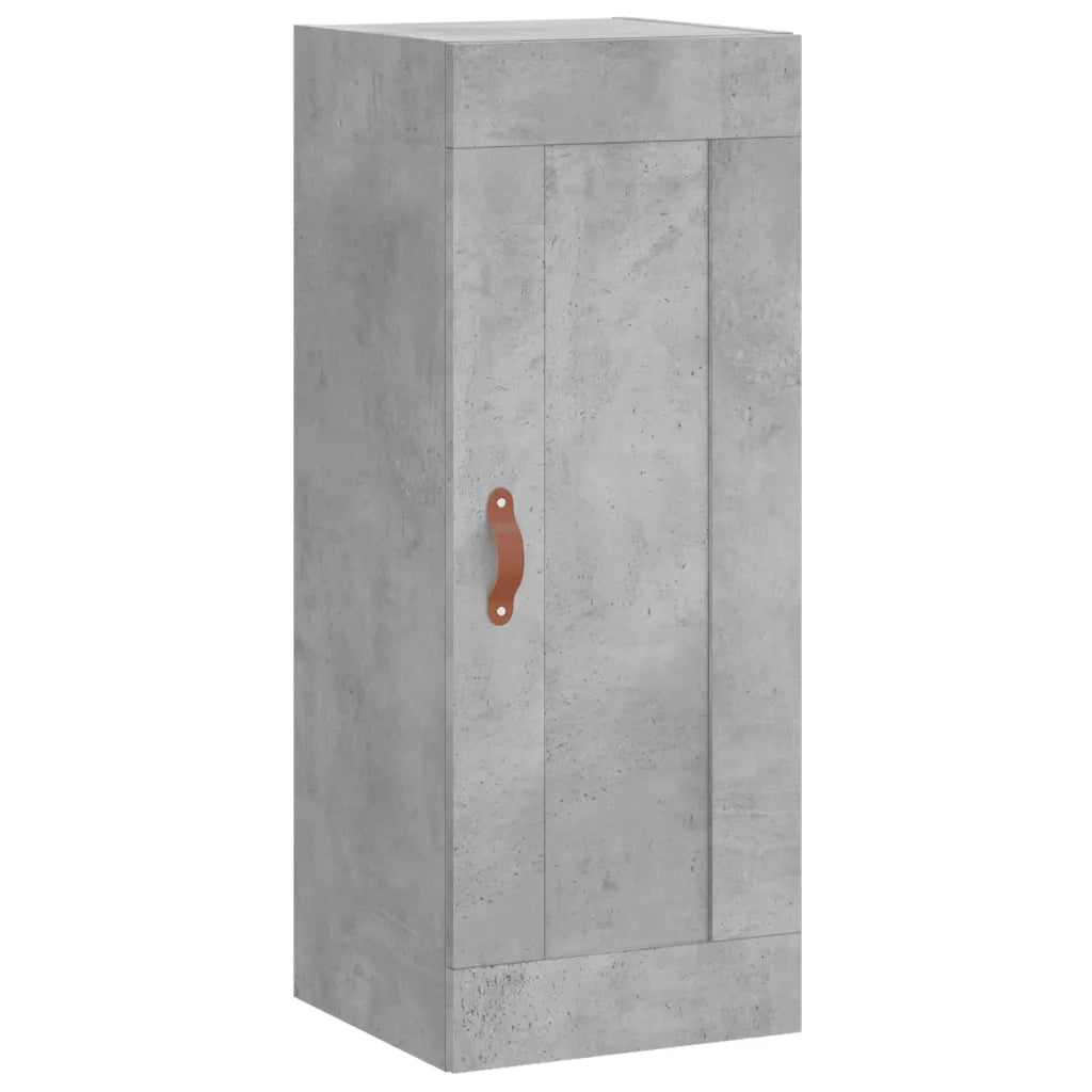Credenza Grigio Cemento 34,5x34x180 cm in Legno Multistrato 3200365