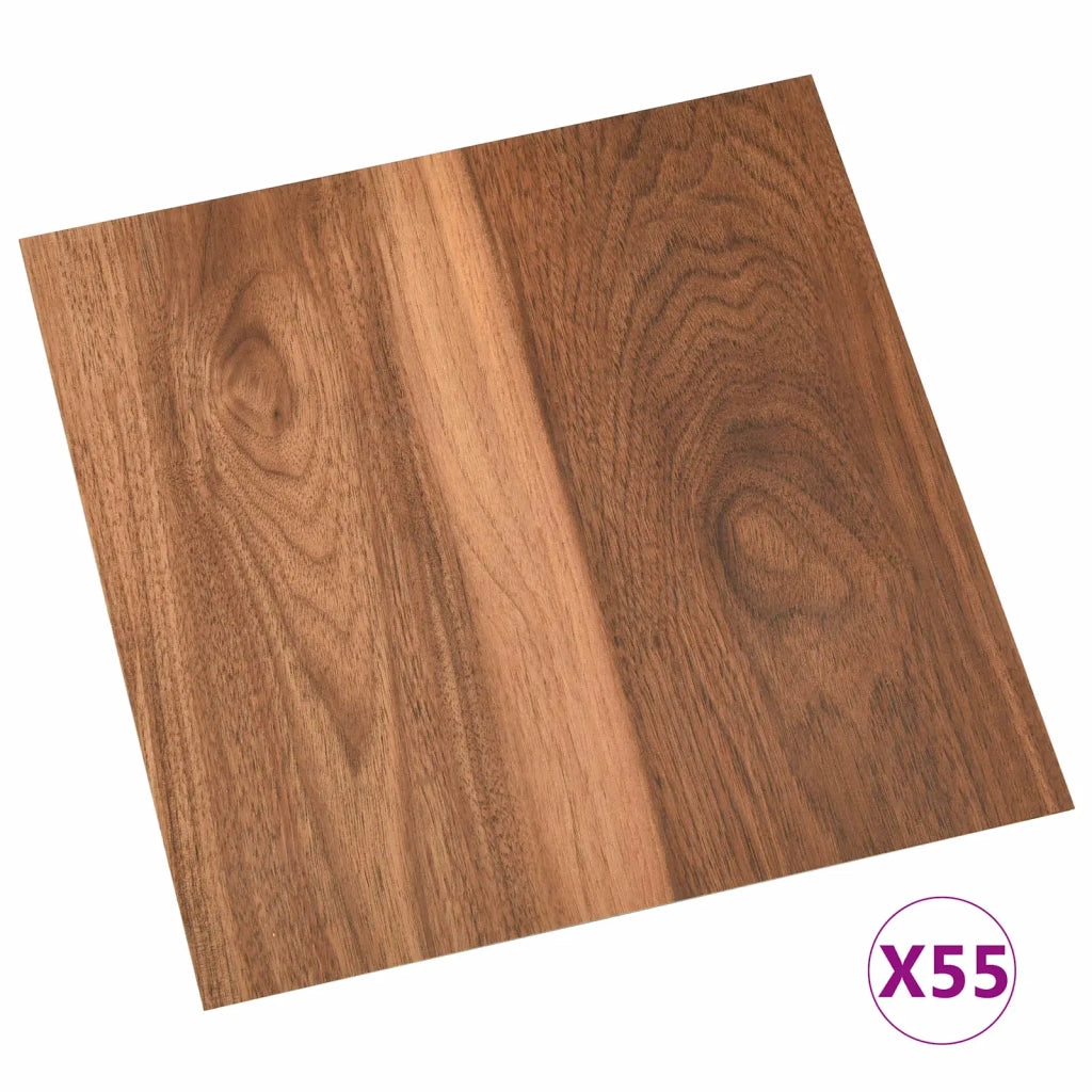Tavole per Pavimenti 5,11 m2 55 pz PVC Legno Scuro CFW9120838