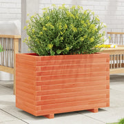 Fioriera Giardino Marrone Cera 70x40x49,5cm Legno Massello Pino 847370