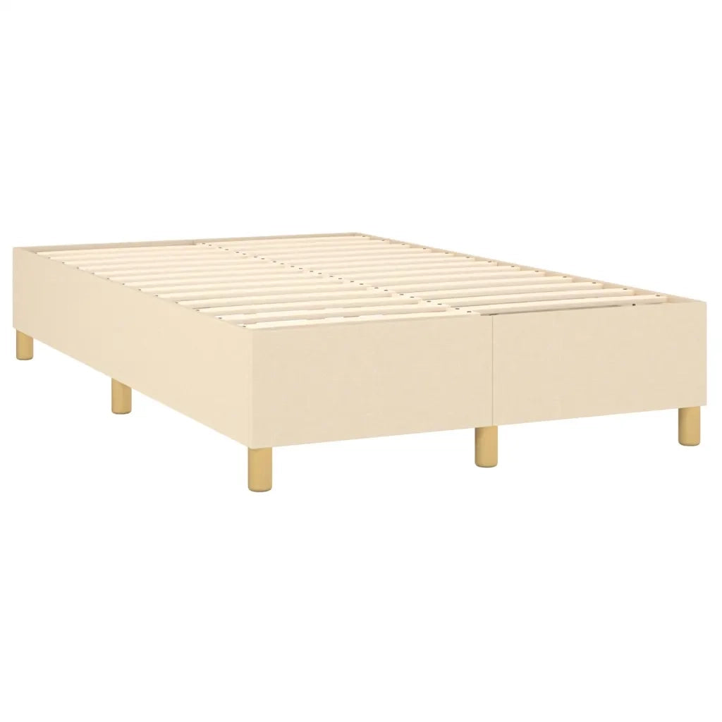 Giroletto a Molle con Materasso Crema 120x200 cm in Tessuto cod mxl 57516