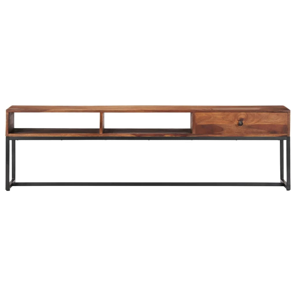 Pratico mobile porta TV/credenza di design 160 cm legno massello di sheesham 2502079