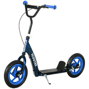 Monopattino Bambini Regolabile ¨C Zephmum ¨C Blu Acciaio 2 Ruote