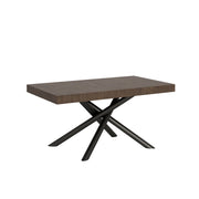 Tavolo allungabile 90x160/264 cm Famas telaio Antracite - Noce