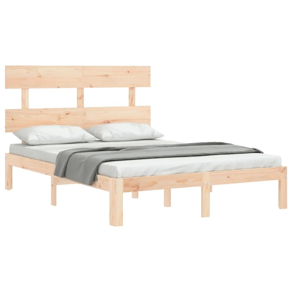 Giroletto senza Materasso 140x200 cm in Legno Massello di Pino 3193531