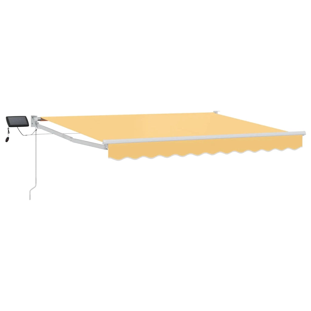 Tenda da Sole | Tenda retrattile manuale con LED Sabbia