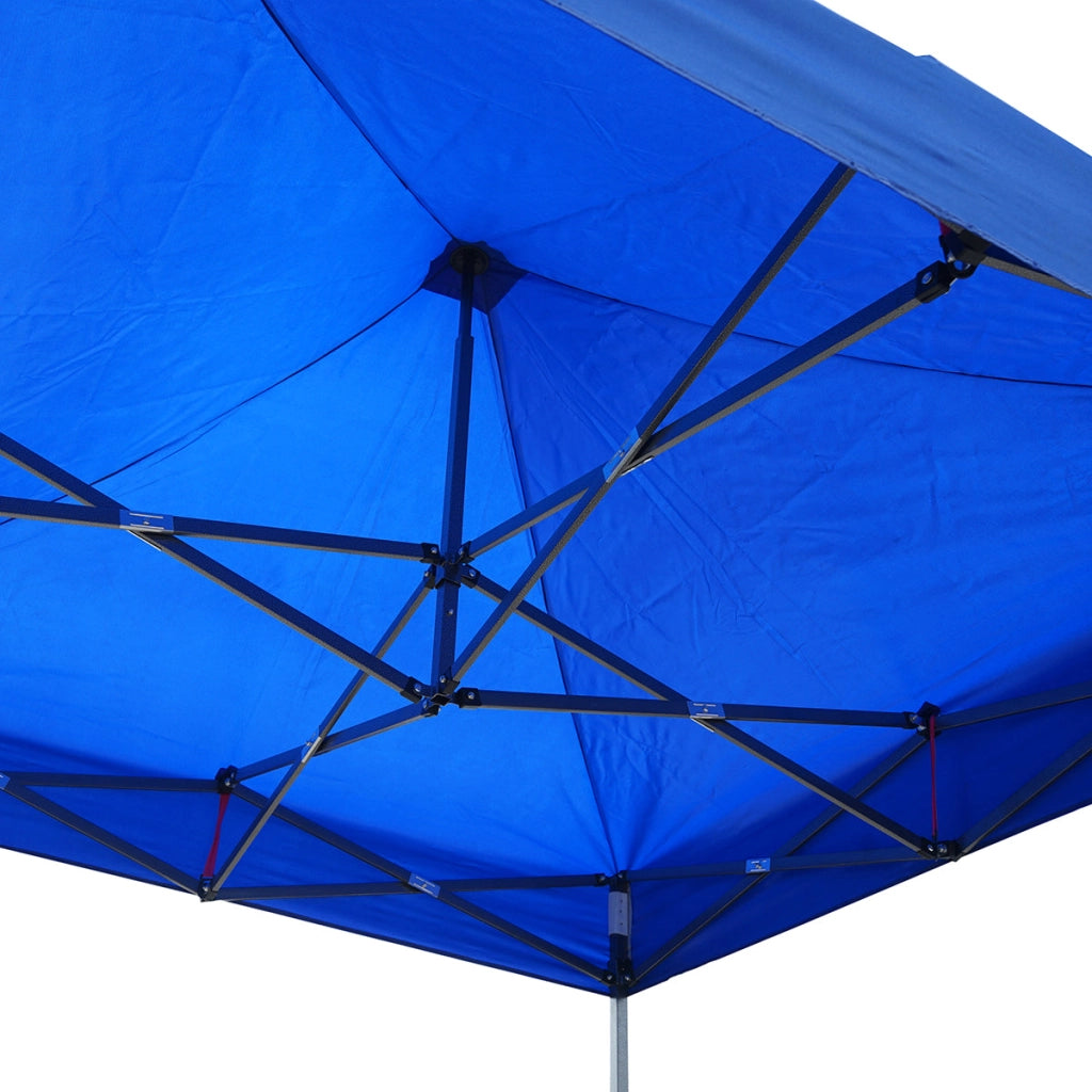 Gazebo blu 2x2 m, altezza regolabile, pieghevole Breckner Germany
