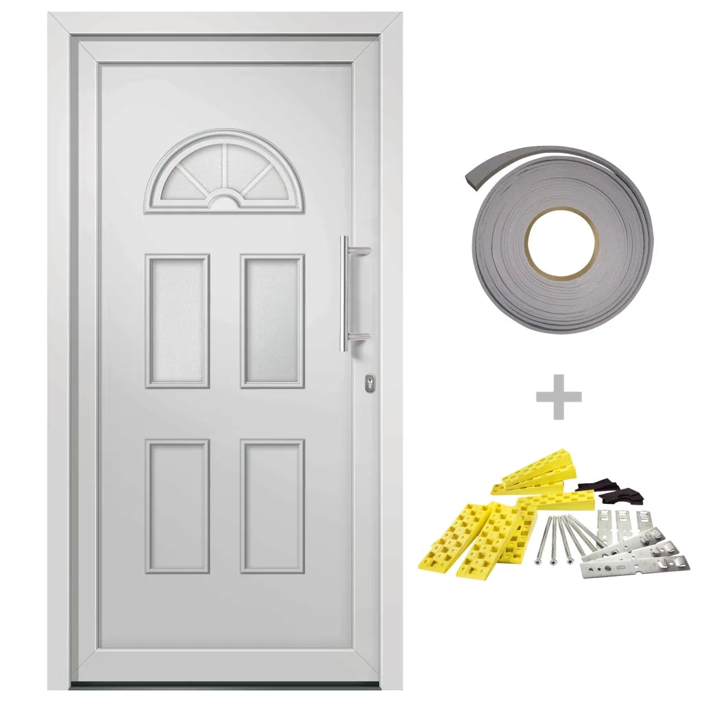 Porta di Ingresso Bianca 88x200 cm cod mxl 75893