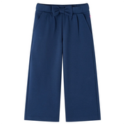 Pantaloni per Bambini a Gamba Larga Blu Marino 104cod mxl 108231