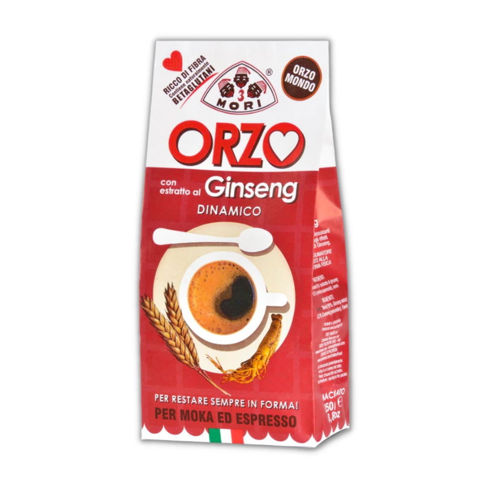 Tre mori orzo mondo ginseng macinato per moka espresso 250 grammi pezzi 5