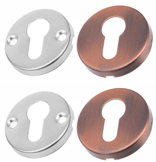 Sostituzione Deurslot Ronde - 2 Pezzi - Ø 53 mm x 9 mm - In Acciaio Inossidabile 304 - Corrosione Resistente - Sostituzione Deurslot a Chiave