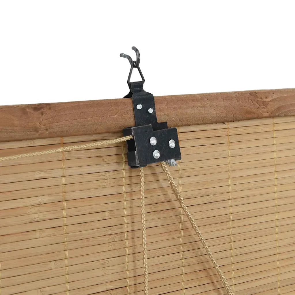 Tenda a rullo con tende Marrone 110 x 160 cm Bambù 42006854