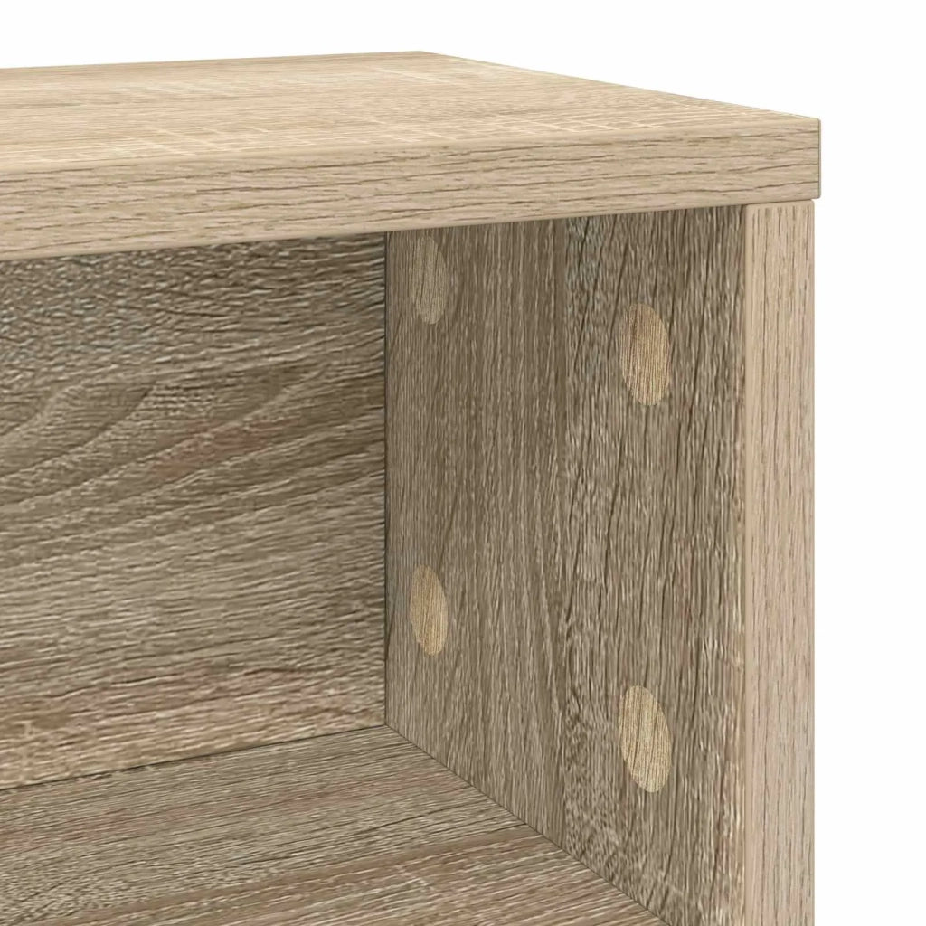 Rack per Stoccaggio CD 4 pz Rovere Sonoma 40 x 17 x 17 cm 8012714
